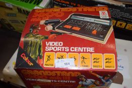 An Adman Grandstand 3600 MKIII Video Electronic Sports Centre, in original box. 6 Playable games.