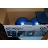 Box of Pilates soft weights