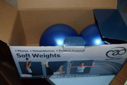 Box of Pilates soft weights