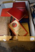 Box of books, mainly hard back novels