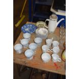 Mixed Lot: Various ceramics to include 19th Century blue and white plate, Royal Norfolk tea wares,