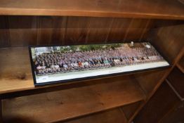 Two framed photographs, The Hall School, 1989 and 1992