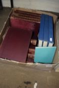 Box of mixed books including natural history by Duncan published by Cassell 1891