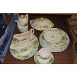Quantity of Ridgways California pattern table wares