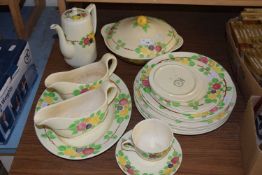 Quantity of Ridgways California pattern table wares