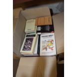 Box of paper backs, literature and ornithology interest