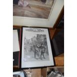 Mixed Lot: The Times Atlas of the World, framed London Illustrated News pictures and other