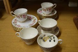 Mixed Lot: Wedgwood tea wares, Royal Stafford tea wares etc