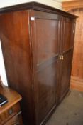 Early 20th Century mahogany double door wardrobe