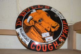 Dr Bulls Cough Syrup enamel sign