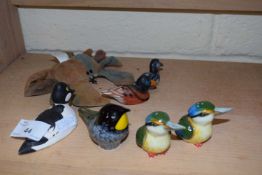 Mixed Lot: Various assorted small model birds