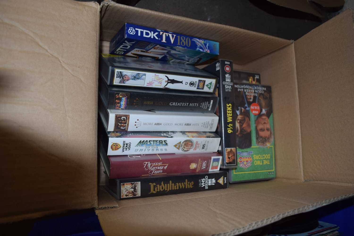 Box of videos