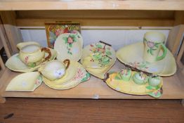 Quantity of Carlton ware, floral decorated items to include serving dishes, cruet etc