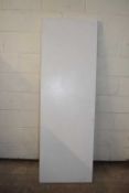 20th Century white painted folding dressing screen