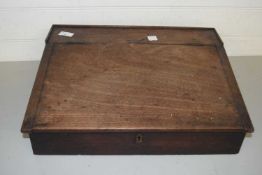 19th Century mahogany writing slope