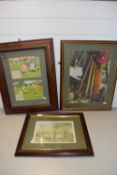 Three assorted framed prints