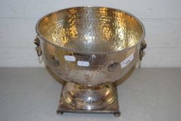 Silver plated pedestal bowl