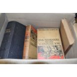 Box of books to include South Africa and the Transvaal War, Hutchinsons Story of the British
