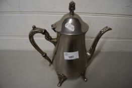 Silver plated coffee pot