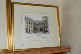 Moses Brooks - Historic Properties Nova Scotia, coloured print, 37 of 100, framed and glazed