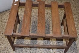 Oak luggage rack