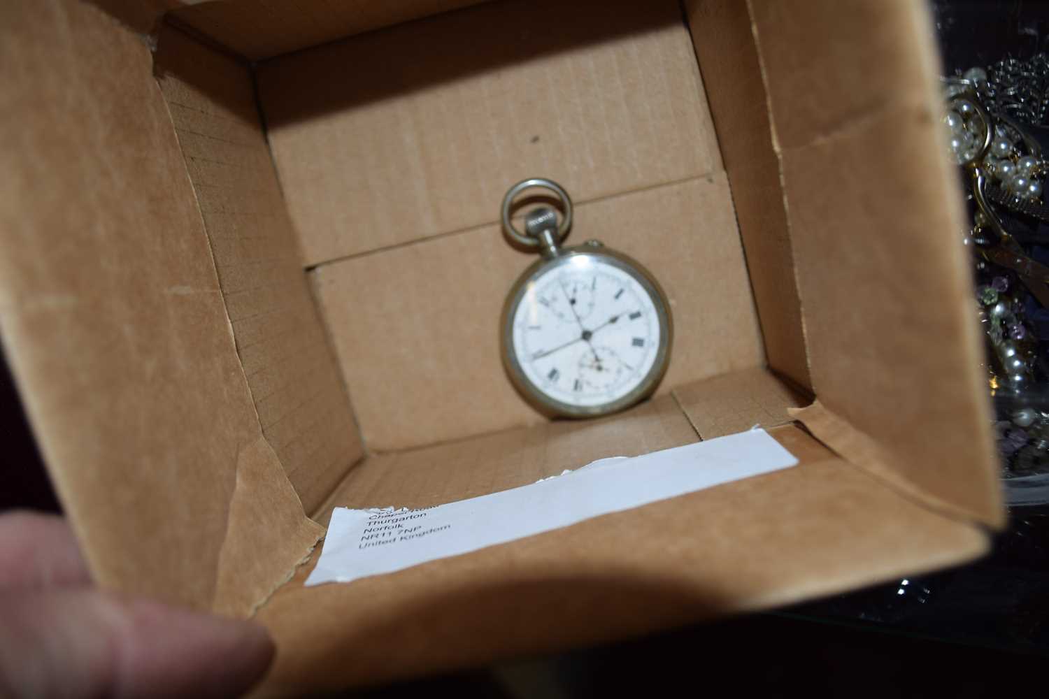 Early 20th Century pocket watch in silver plated case