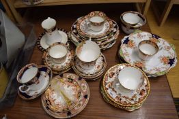 Quantity of various floral decorated tea wares