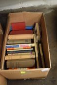 One box of mixed books