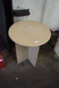 Circular occasional table