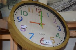 Battery operated wall clock