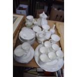 Quantity of Royal Doulton Carnation pattern tea wares plus others