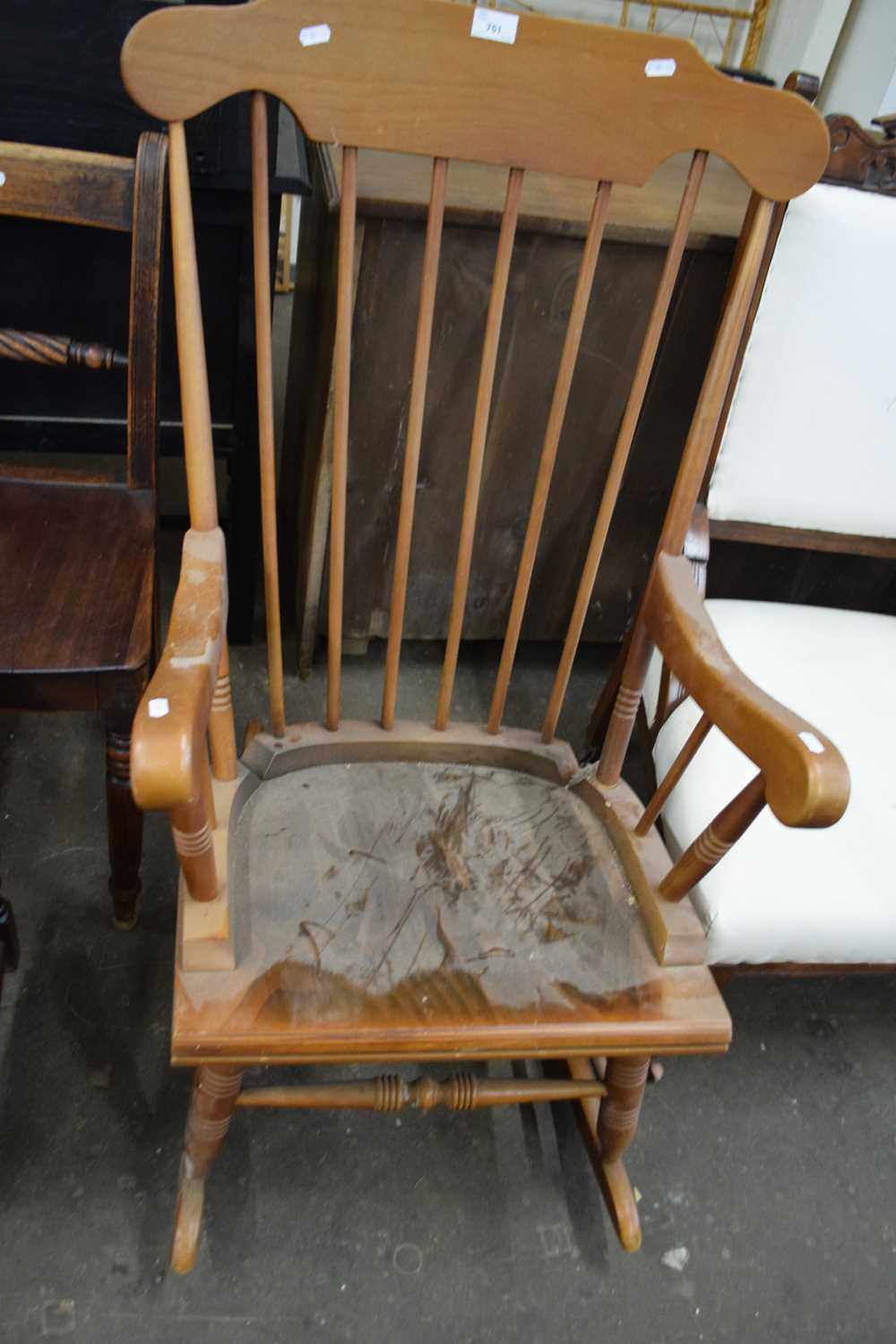 20th Century stick back rocking chair