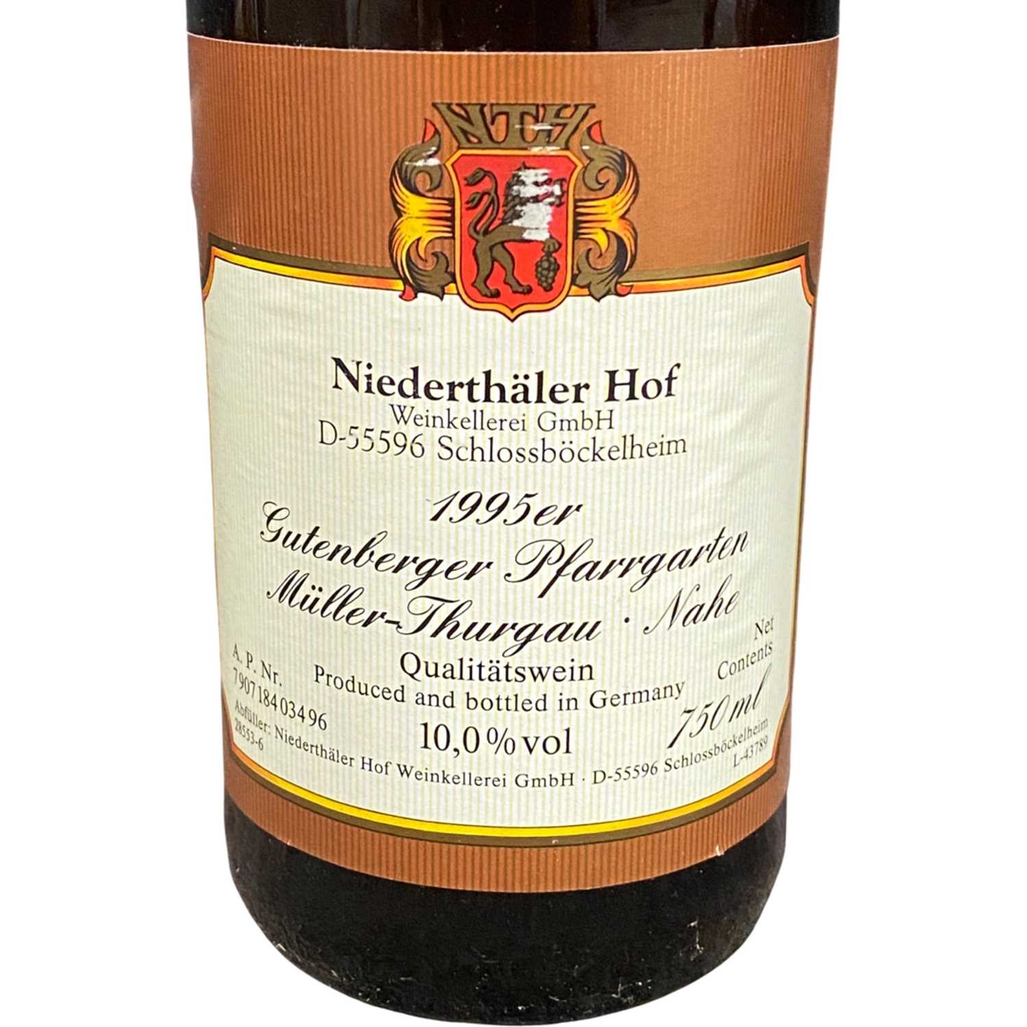 Six bottles of 1995 Neiderthäler Hof - Image 2 of 2