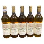 Five bottles of 1999 Casa Nueva Sauvignon Blanc