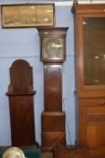 Owns (possibly of Wymeswold, Leicestershire), an 18th Century long case clock with brass and