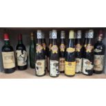Seventeen mixed bottles to include Niederthaler Hof 1977, eleven bottles of Nierstiener Schols-