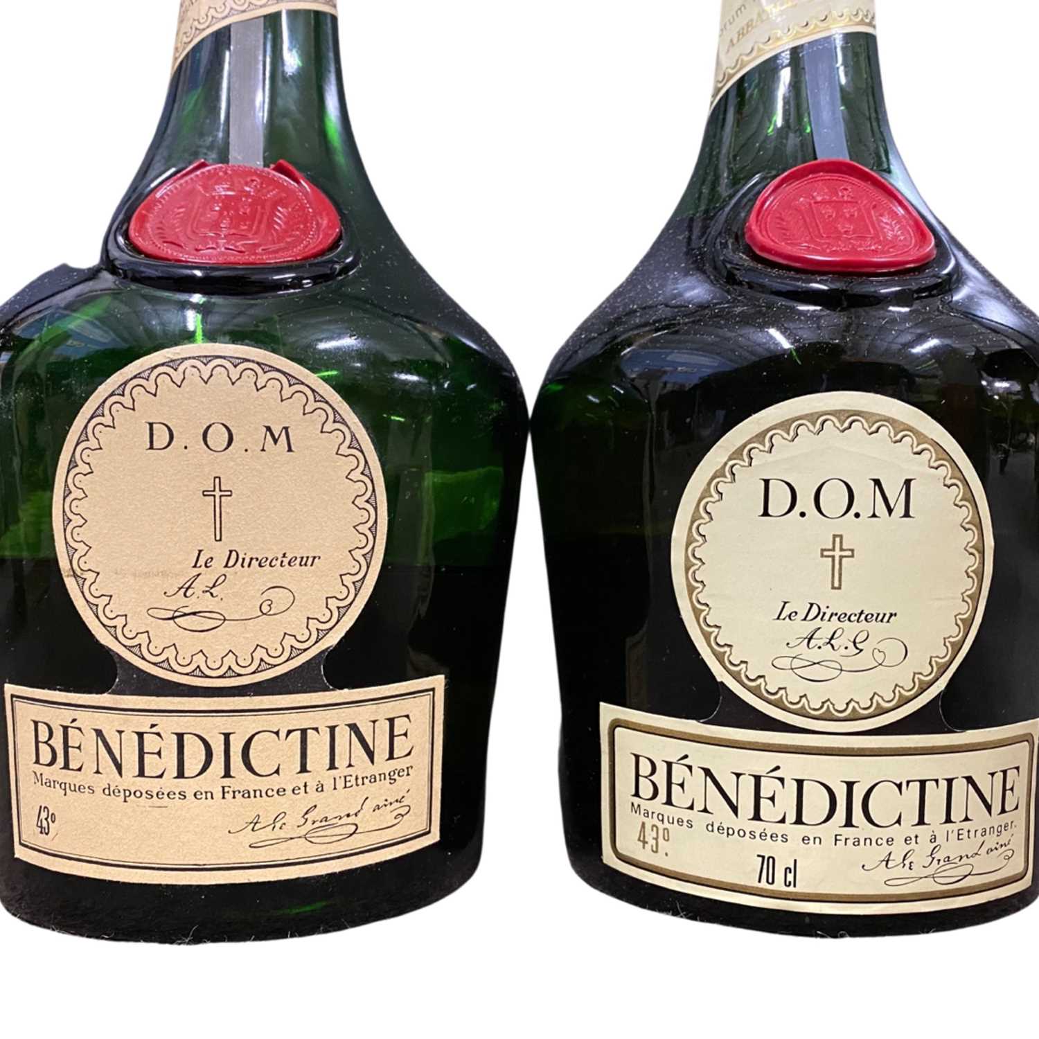 Two bottles of Benedictine 4.3% 70cl - Image 2 of 6