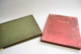 Two late 19th/early 20th century photograph albums containing quantity of photographs mainly