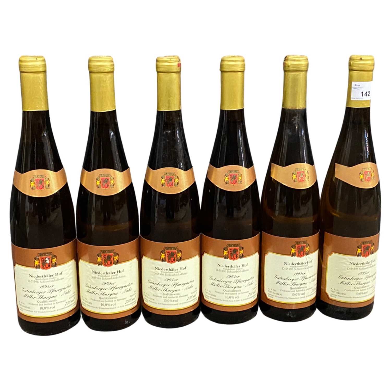 Six bottles of 1995 Neiderthäler Hof