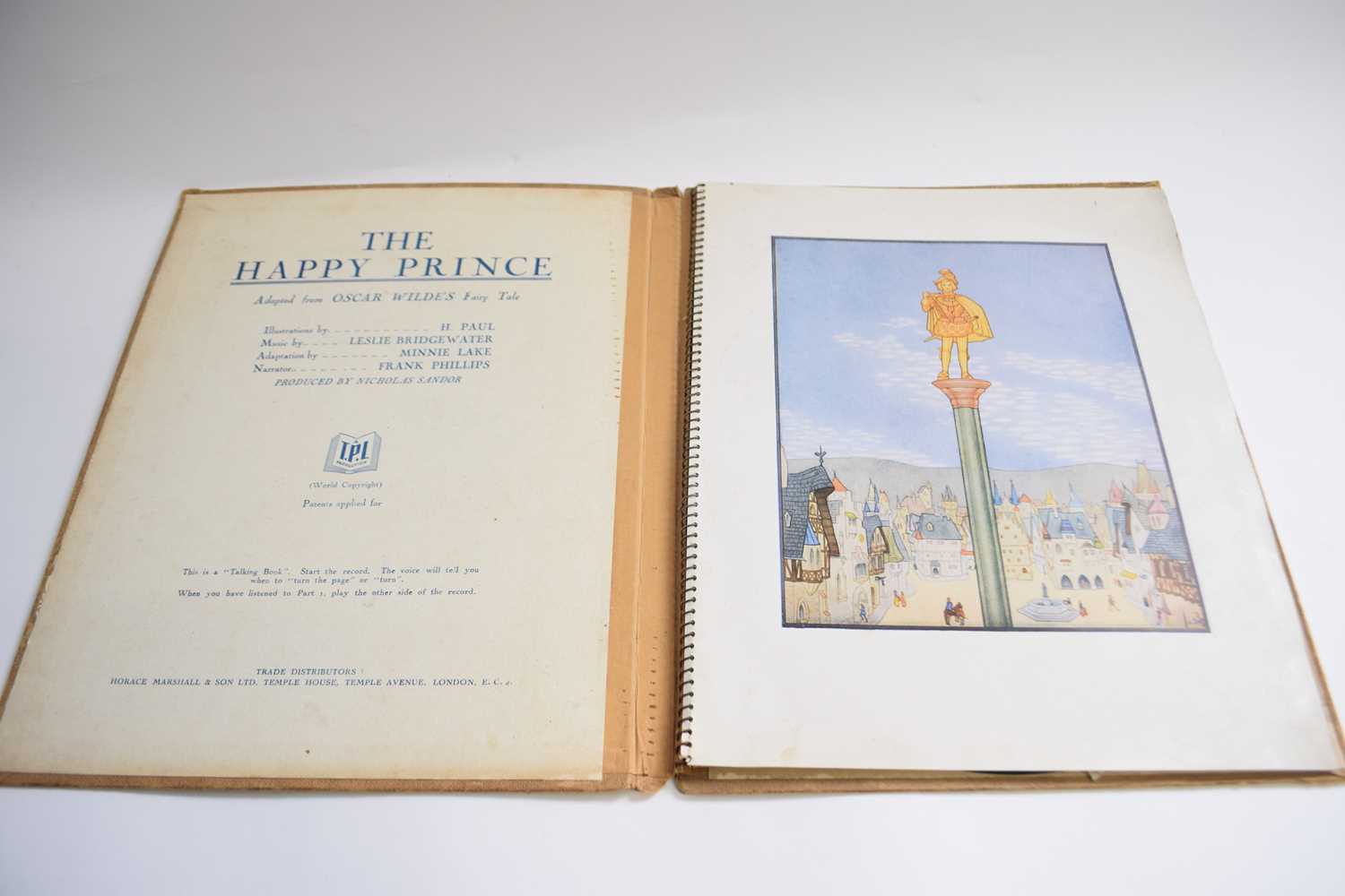 Rare example of a talking book entitled The Happy Prince, adapted from Oscar Wilde's Fairy Tale, the - Image 2 of 4