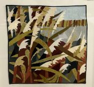 Stephanie Gilbert (British, Contemporary) 'Whispering Reeds', felt on board, signed and dated '