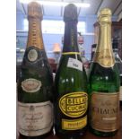 Three bottles, Bella Cucina, Chaumet sparkling Perry and Champagne Qudinot (3)