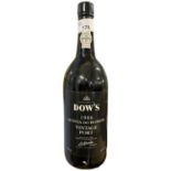 One bbottle of Dows Vintage port, 1986