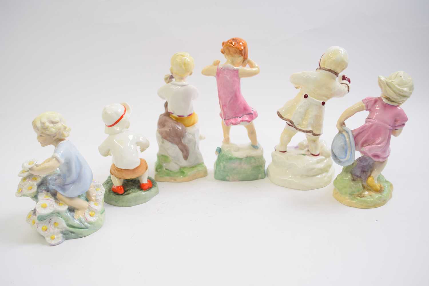 Group of Royal Worcester figures by Doughty including Wednesday's Child, Snowy, May etc (6) - Image 3 of 3