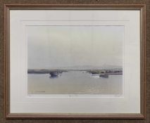 Godfrey Sayers (British, 20th century), "Spring Tide", limited edition lithograph, signed and