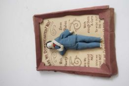 Rare WW1 Christmas Card Doll