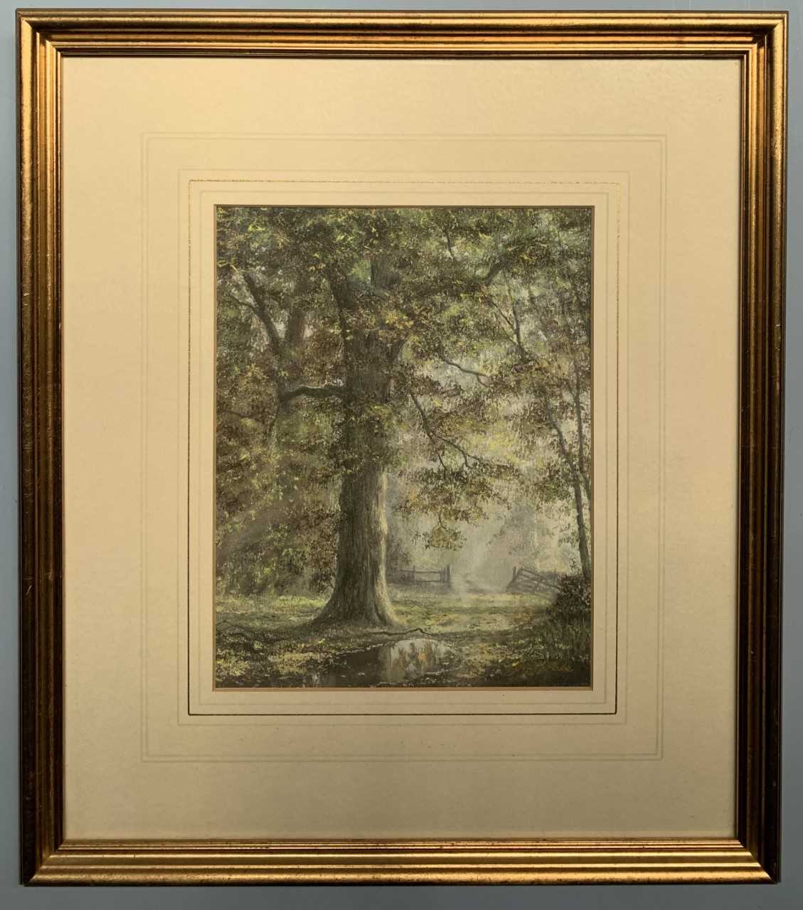 Don Kinrade (British, 20th century),'After The Rain', pastel, signed, 7x9ins,14x16ins inclusive of