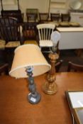 Two table lamps