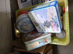 Mixed Lot: Assorted biscuit and other tins