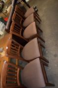 Set of five modern pub or cafe chairs for commercial use